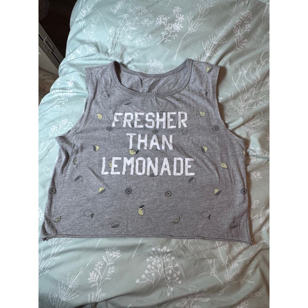 Y2K fresher than lemonade crop top